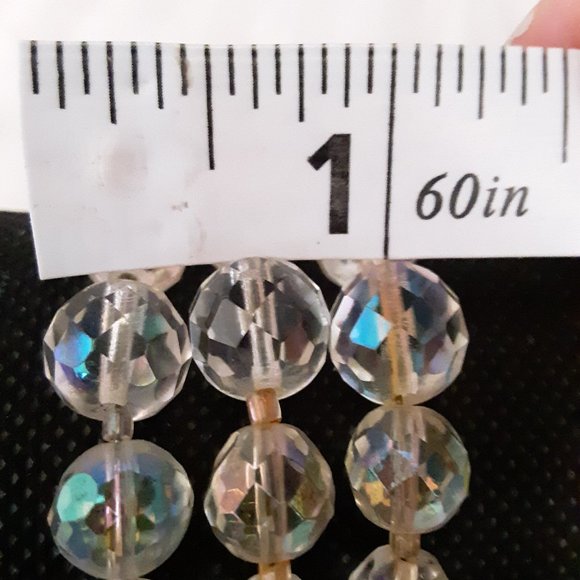 Vintage Aurora Borealis Memory Wire Bracelet - Picture 9 of 9